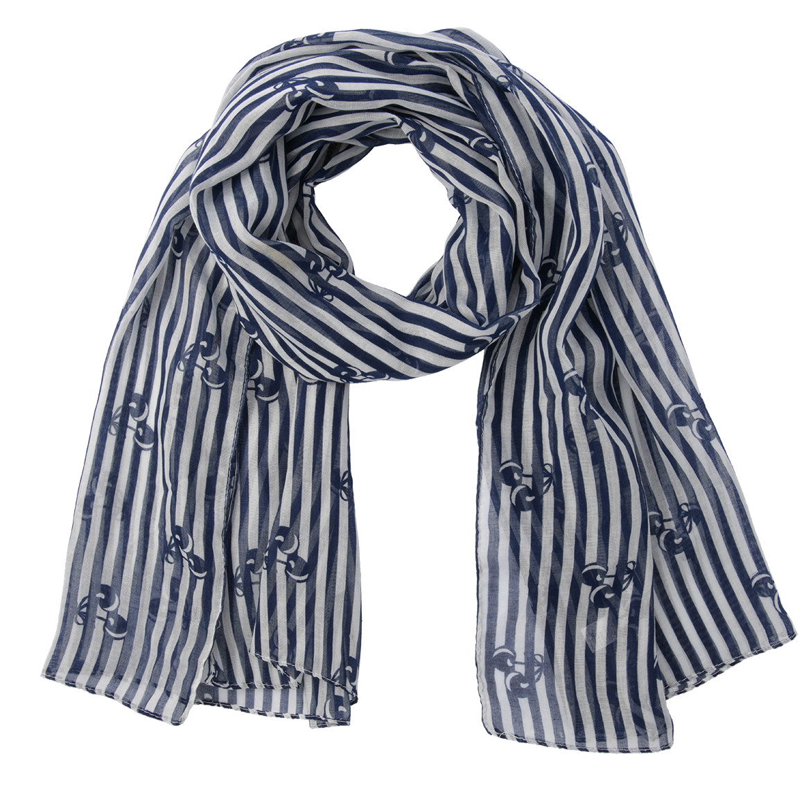 Damen Tuch mit Streifen von Gina Benotti