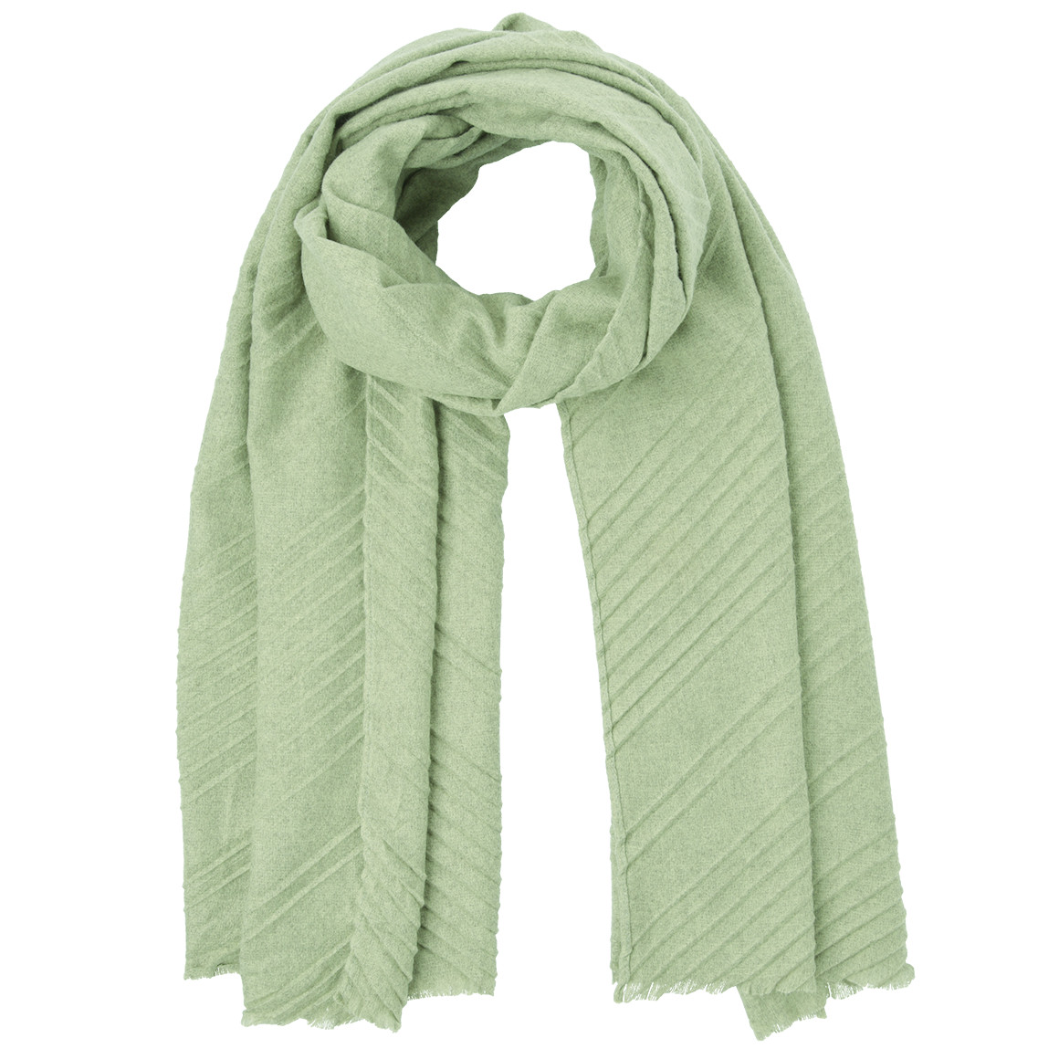 Damen Tuch mit faltiger Optik von Gina Benotti