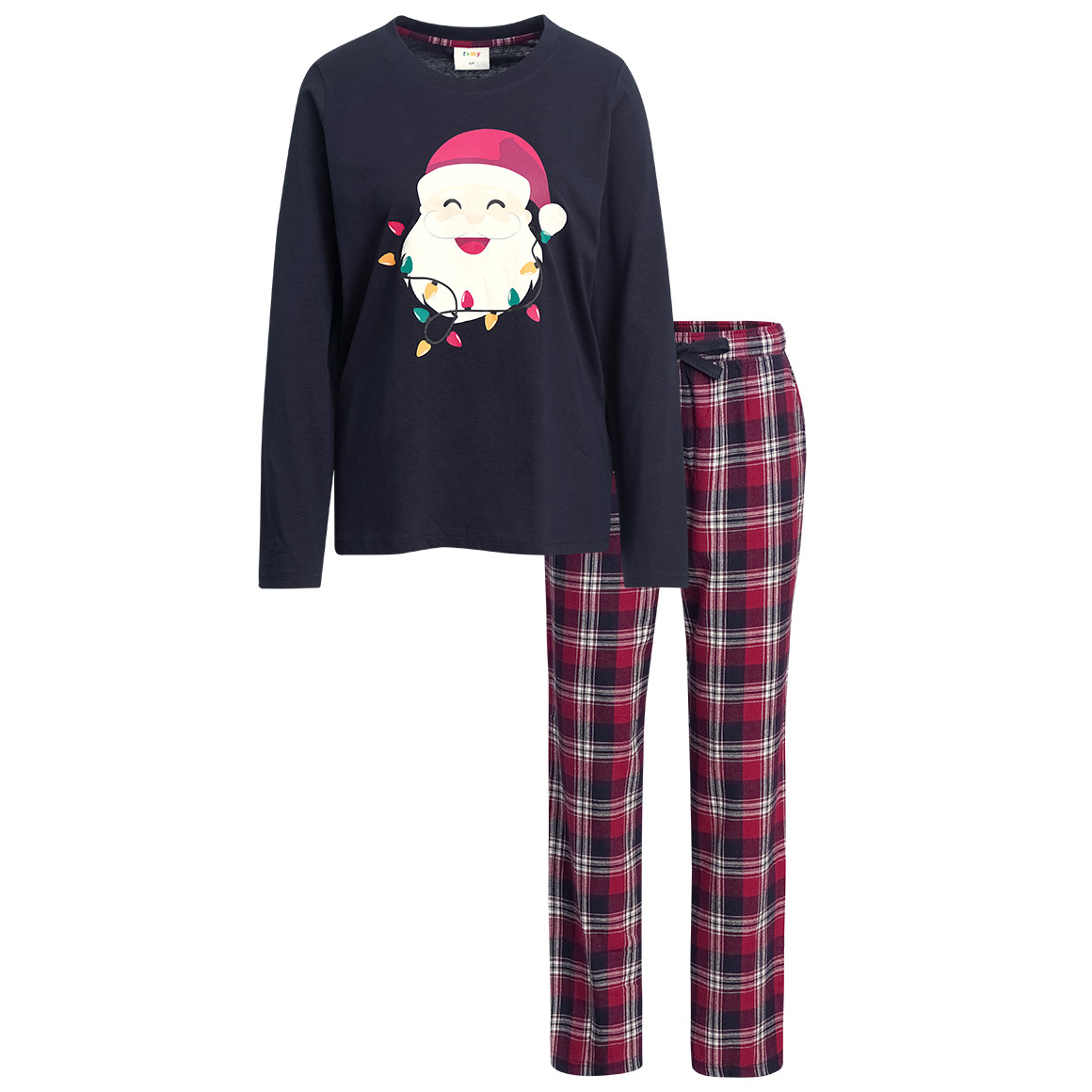 Damen Weihnachtsschlafanzug mit Print von Gina Benotti