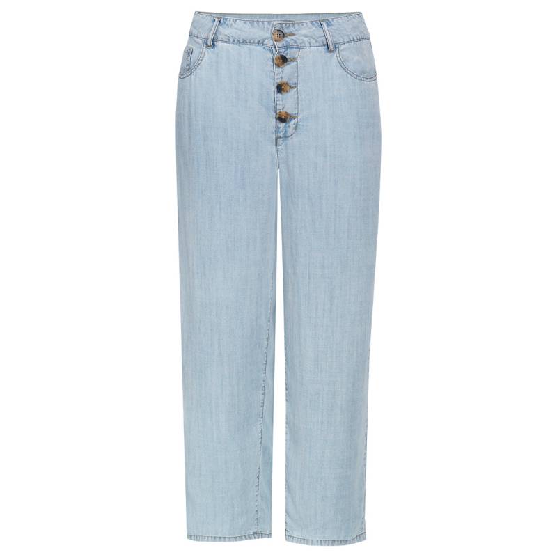 Damen Wide-Leg-Hose mit Knopfleiste von Gina Benotti