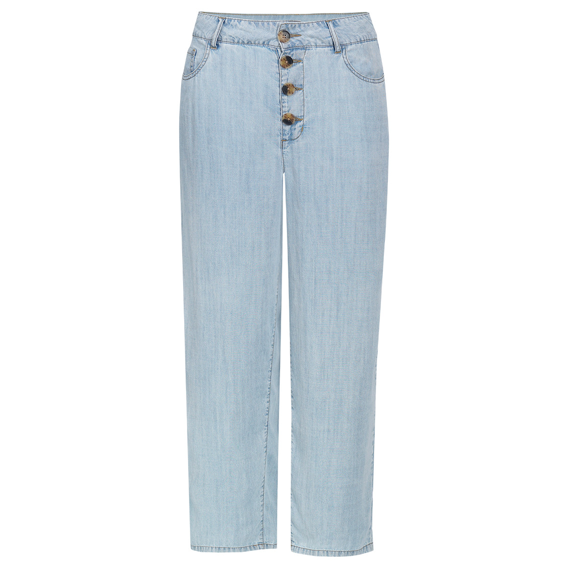 Damen Wide-Leg-Hose mit Knopfleiste von Gina Benotti