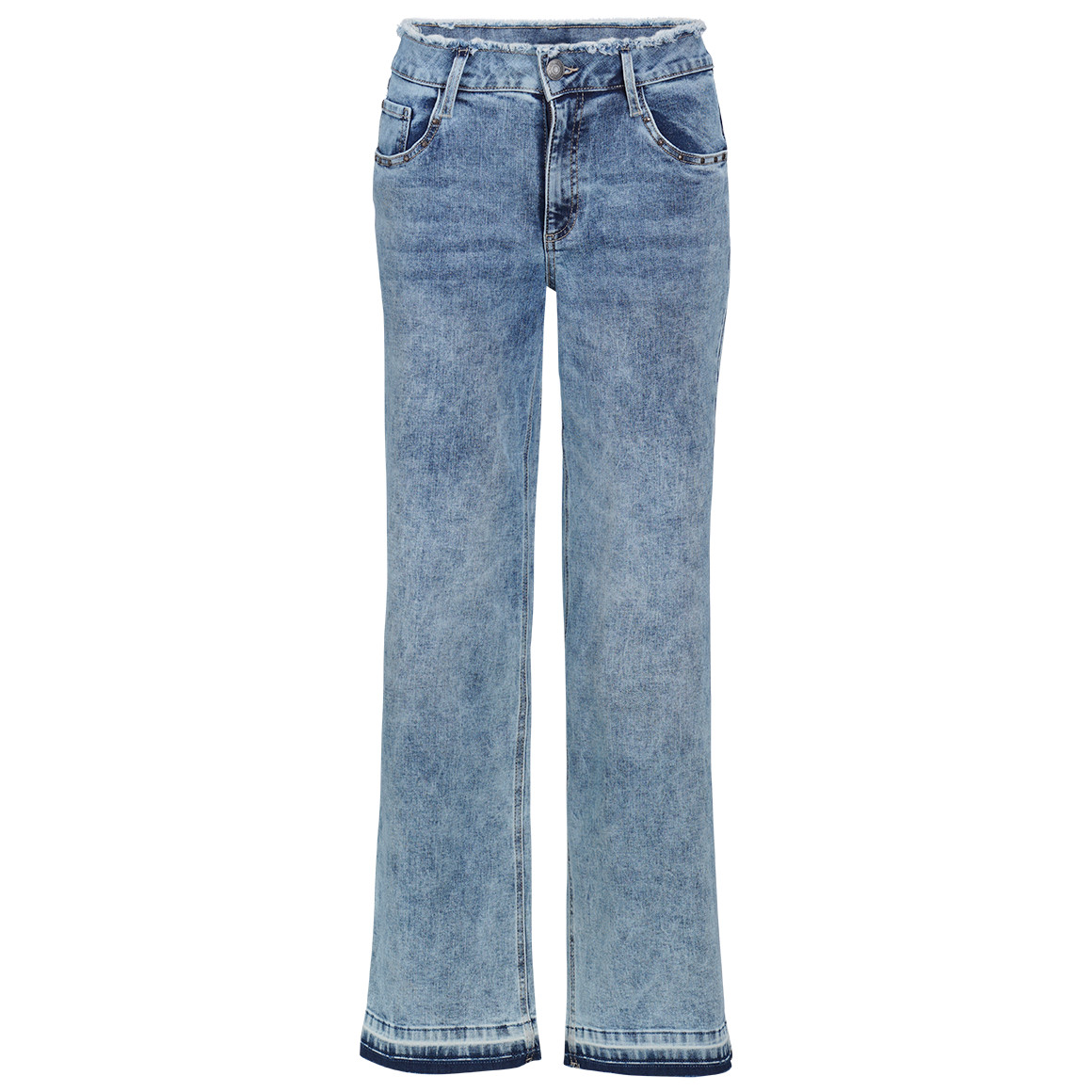 Damen Wide-Leg-Jeans mit Nieten Damen Wide-Leg-Jeans mit Nieten von Gina Benotti