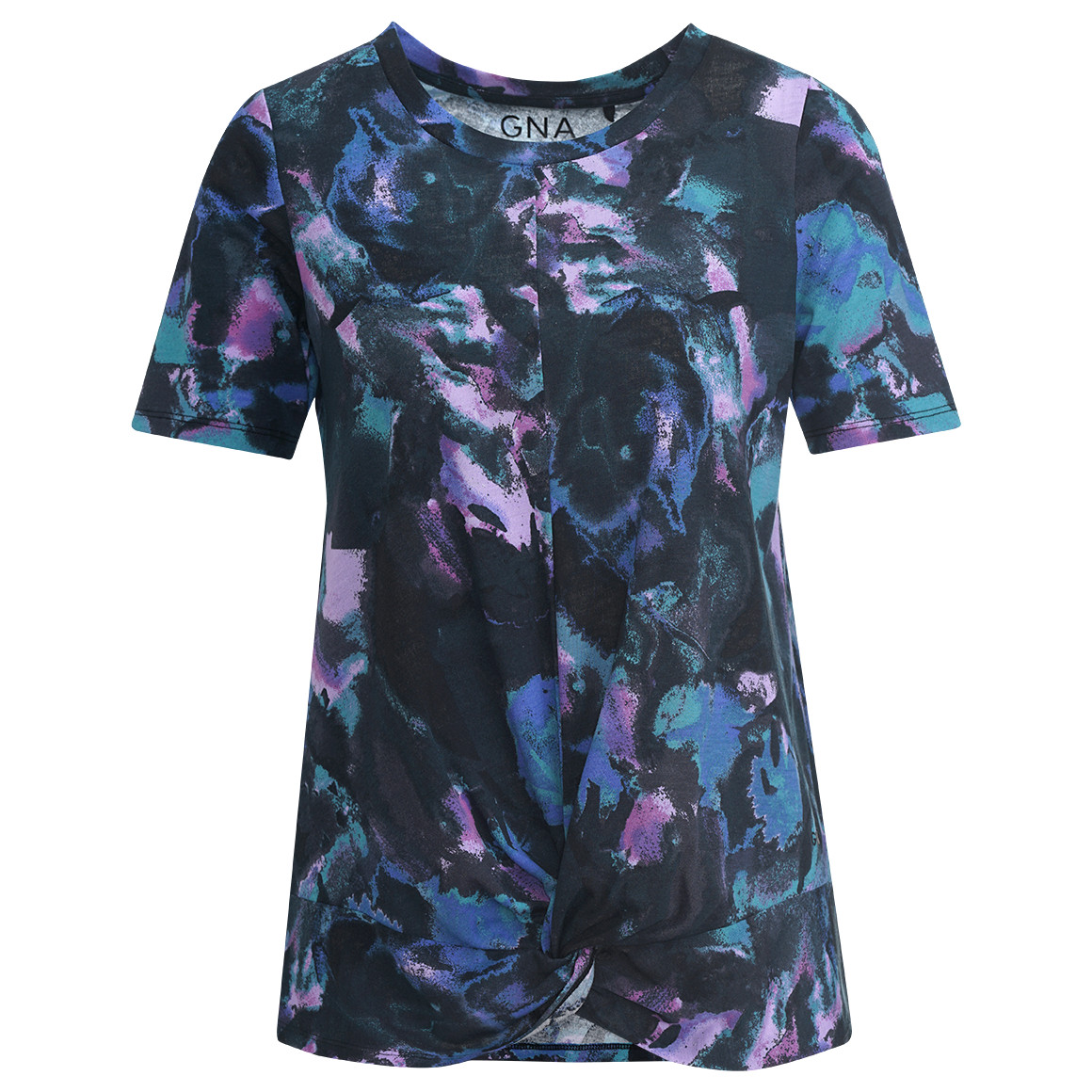 Damen Yoga-T-Shirt mit Knotendetail Damen Yoga-T-Shirt mit Knotendetail von Gina Benotti