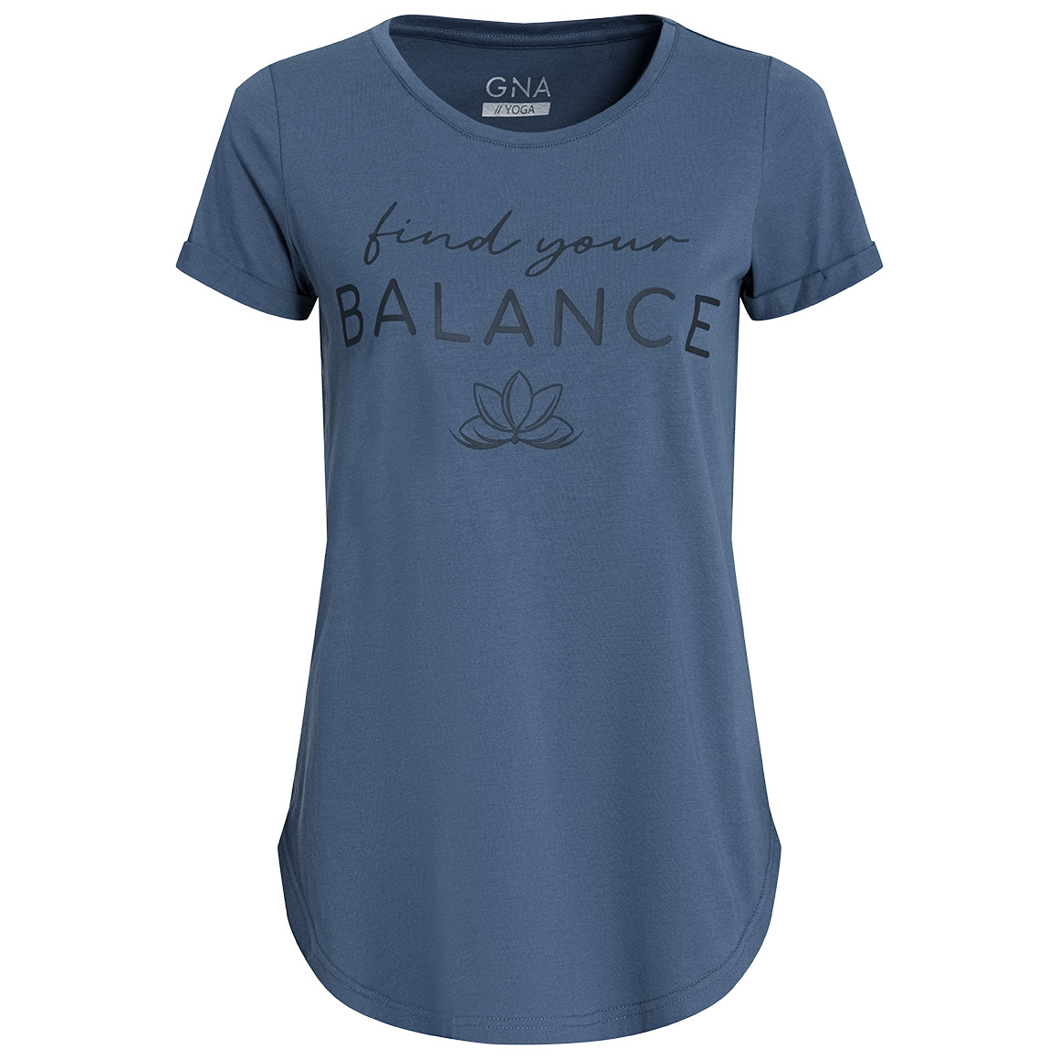 Damen Yoga-T-Shirt mit Rundhals von Gina Benotti