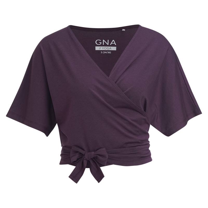 Damen Yoga-Wickelshirt mit Modal von Gina Benotti