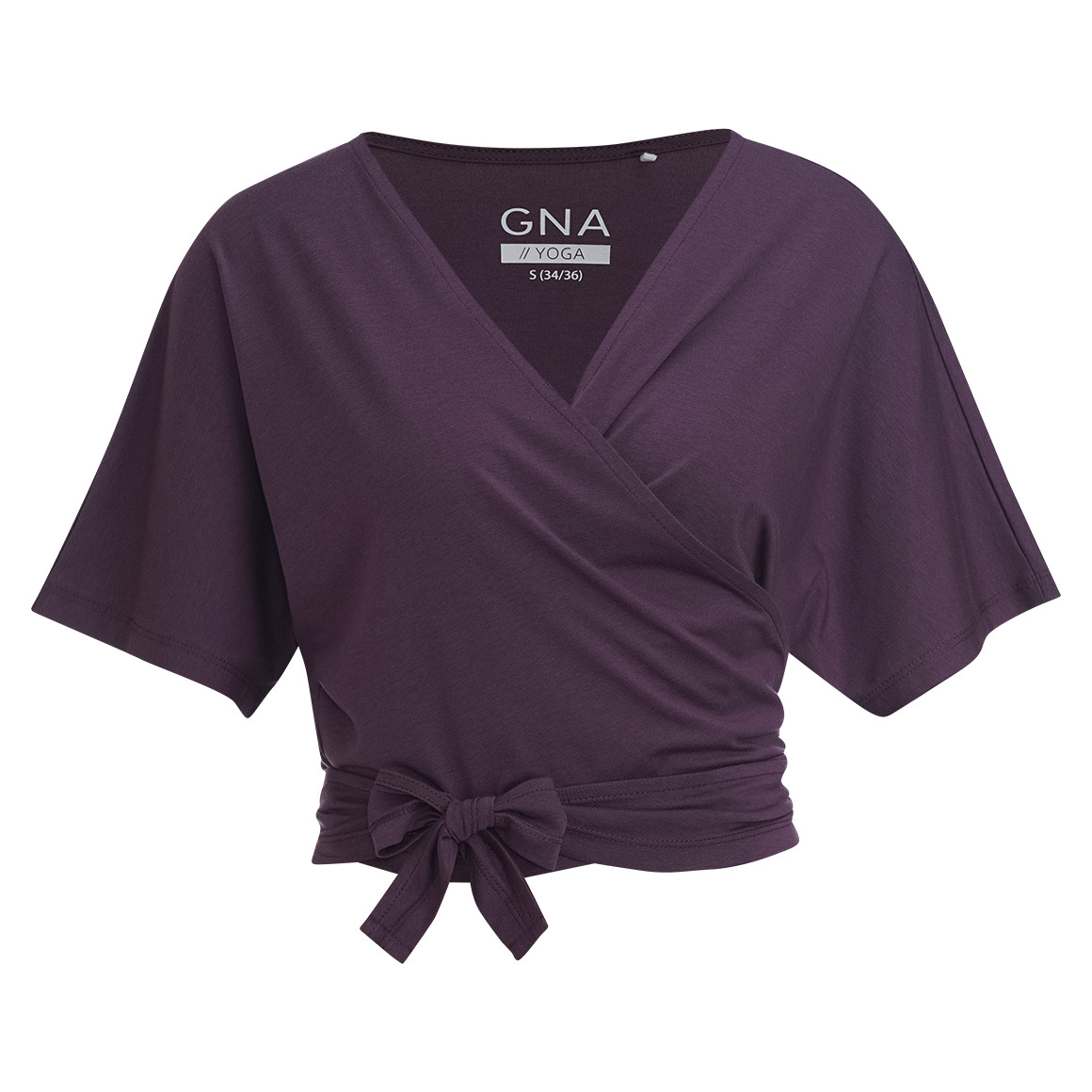 Damen Yoga-Wickelshirt mit Modal von Gina Benotti