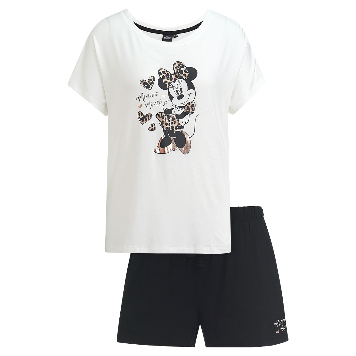 Minnie Maus Shorty mit Folien-Print Minnie Maus Shorty mit Folien-Print von Gina Benotti