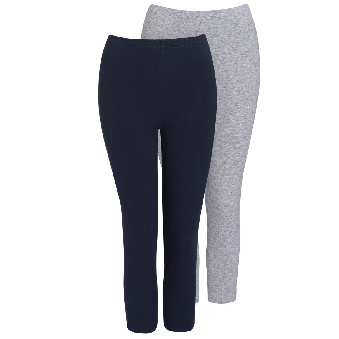 2 Damen 3/4-Leggings unifarben 2 Damen 3/4-Leggings unifarben von Gina