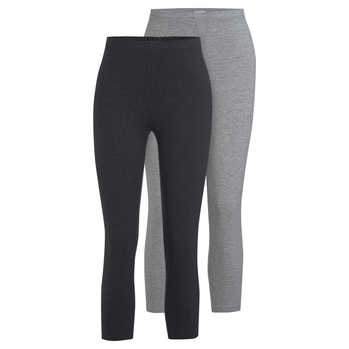 2 Damen 3/4-Leggings unifarben 2 Damen 3/4-Leggings unifarben von Gina