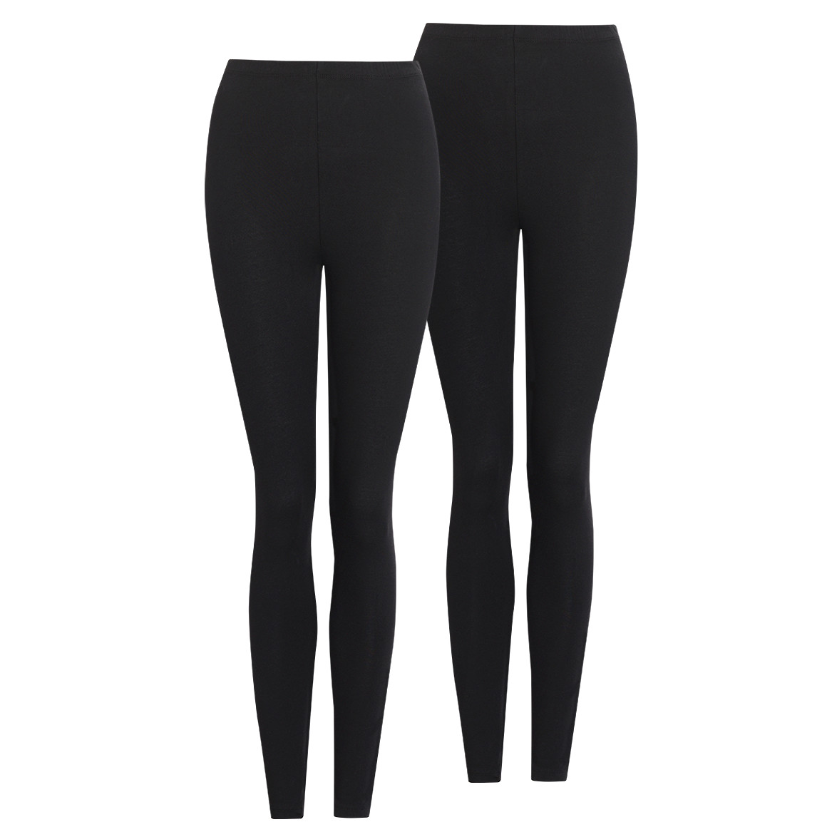 2 Damen Leggings mit Bio-Baumwolle von Gina