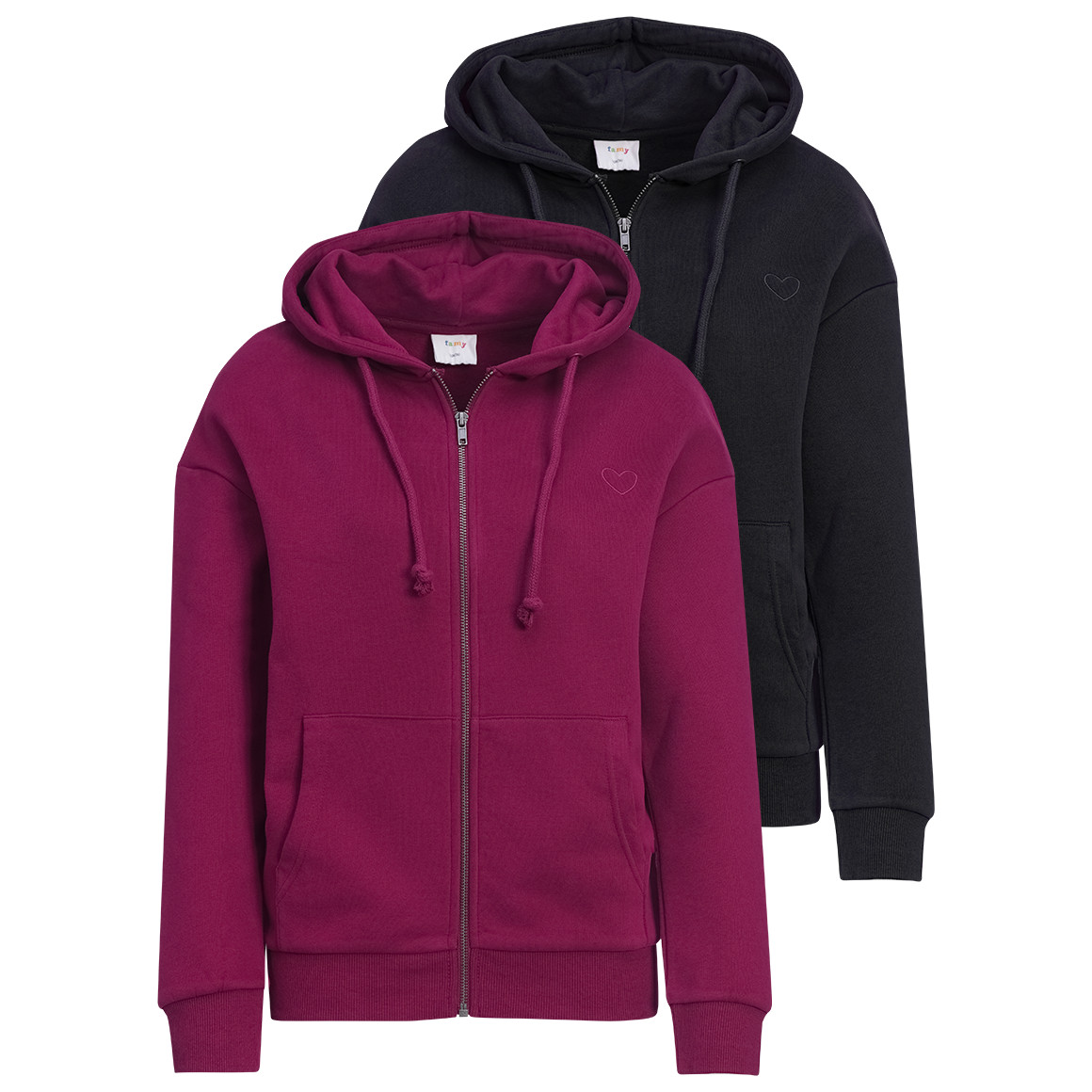2 Damen Sweatjacken im Set 2 Damen Sweatjacken im Set von Gina