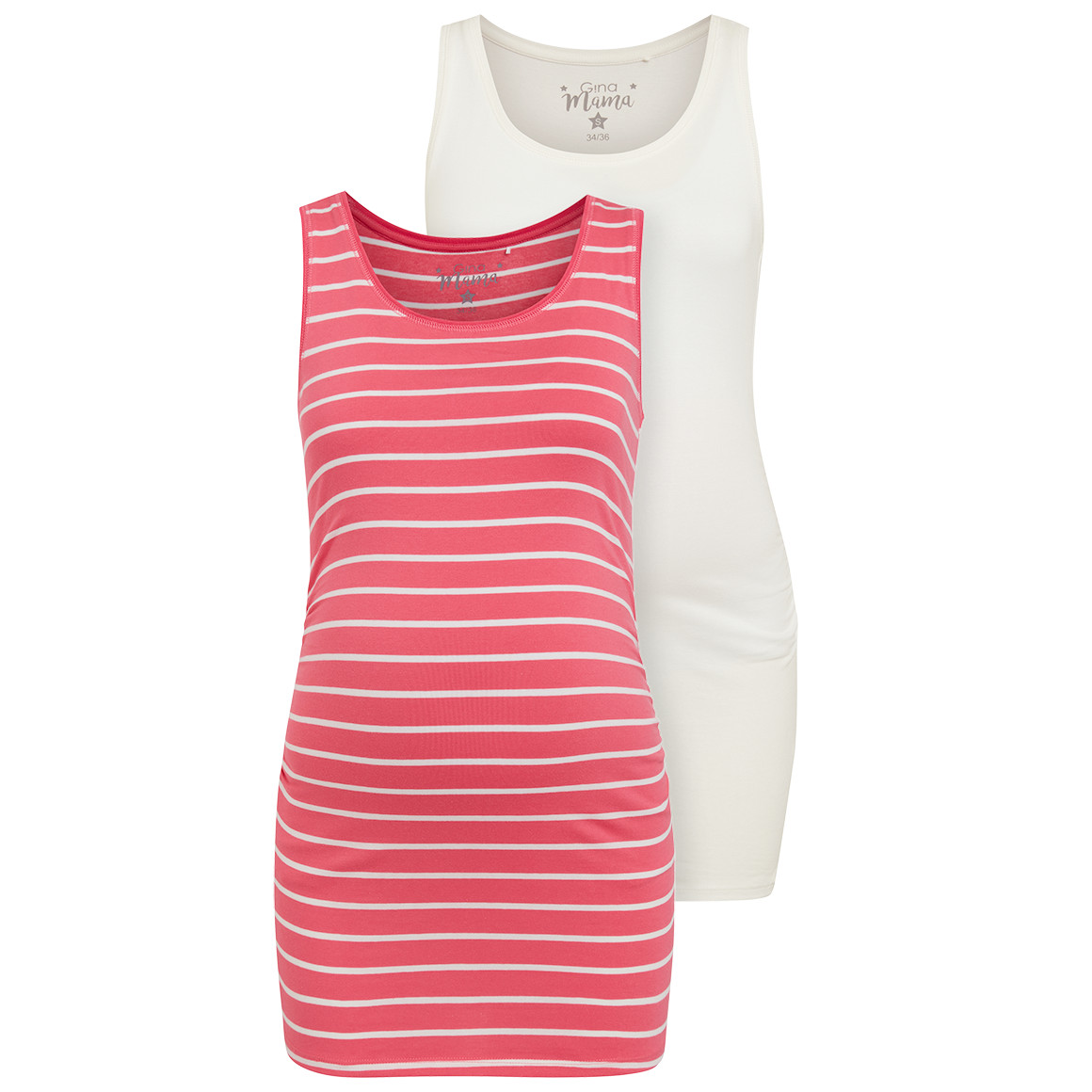 2 Damen Umstands-Tops im Set 2 Damen Umstands-Tops im Set von Gina