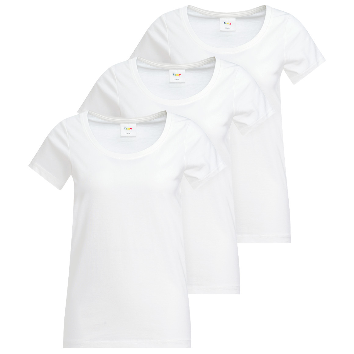 3 Damen T-Shirts im Basic-Look 3 Damen T-Shirts im Basic-Look von Gina
