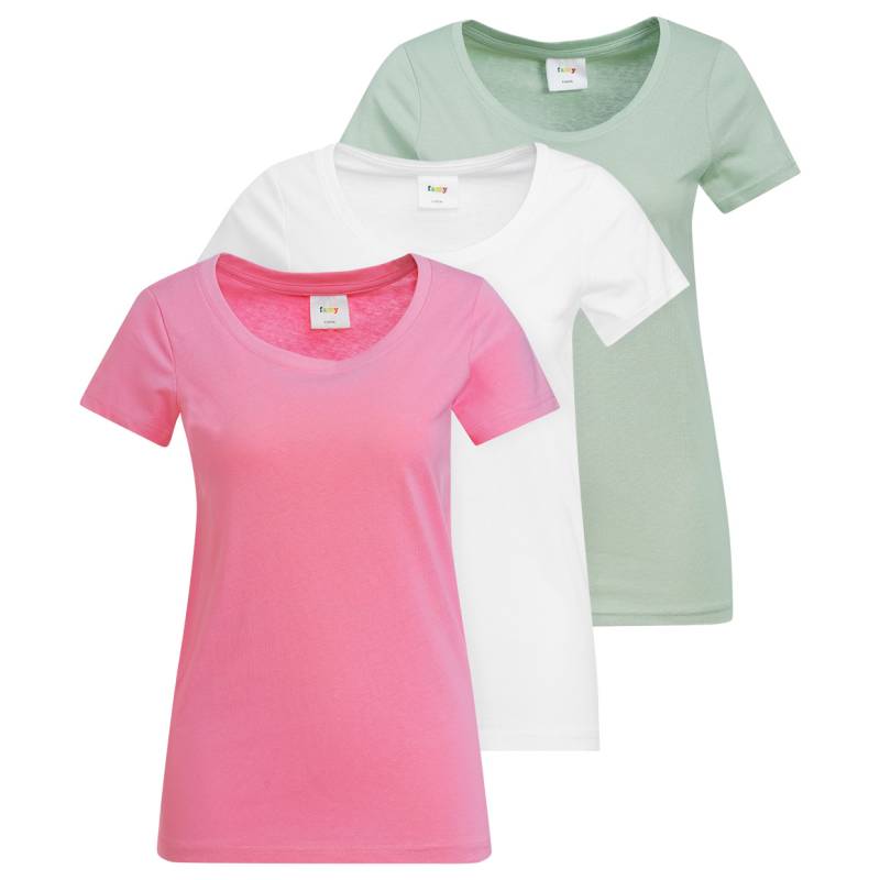3 Damen T-Shirts im Basic-Look 3 Damen T-Shirts im Basic-Look von Gina
