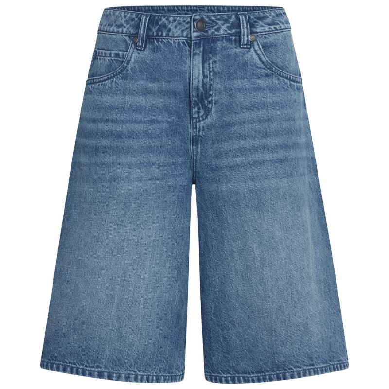 Damen Bermuda-Jeansshorts mit Used-Waschung von Gina