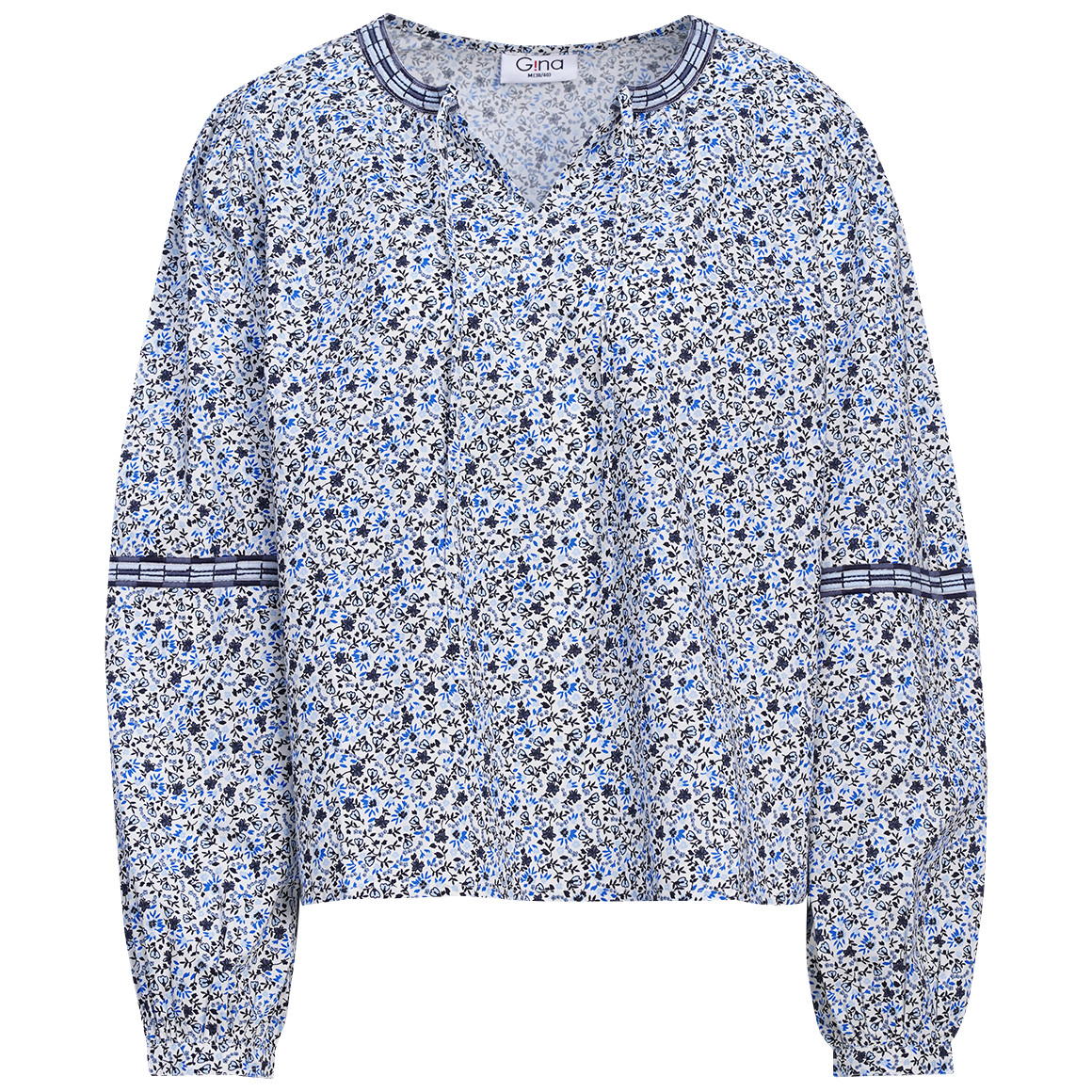 Damen Bluse im Millefleur-Dessin von Gina