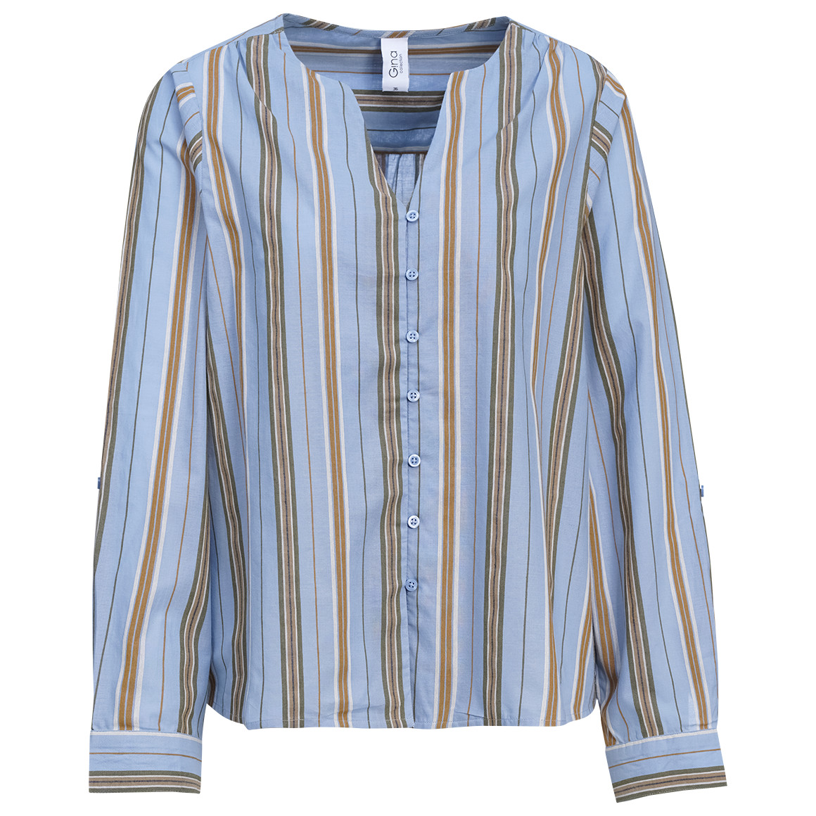Damen Bluse im Streifen-Look Damen Bluse im Streifen-Look von Gina