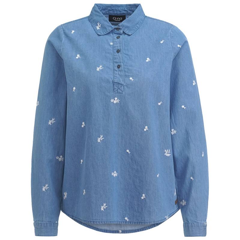 Damen Bluse in Denim-Optik von Gina