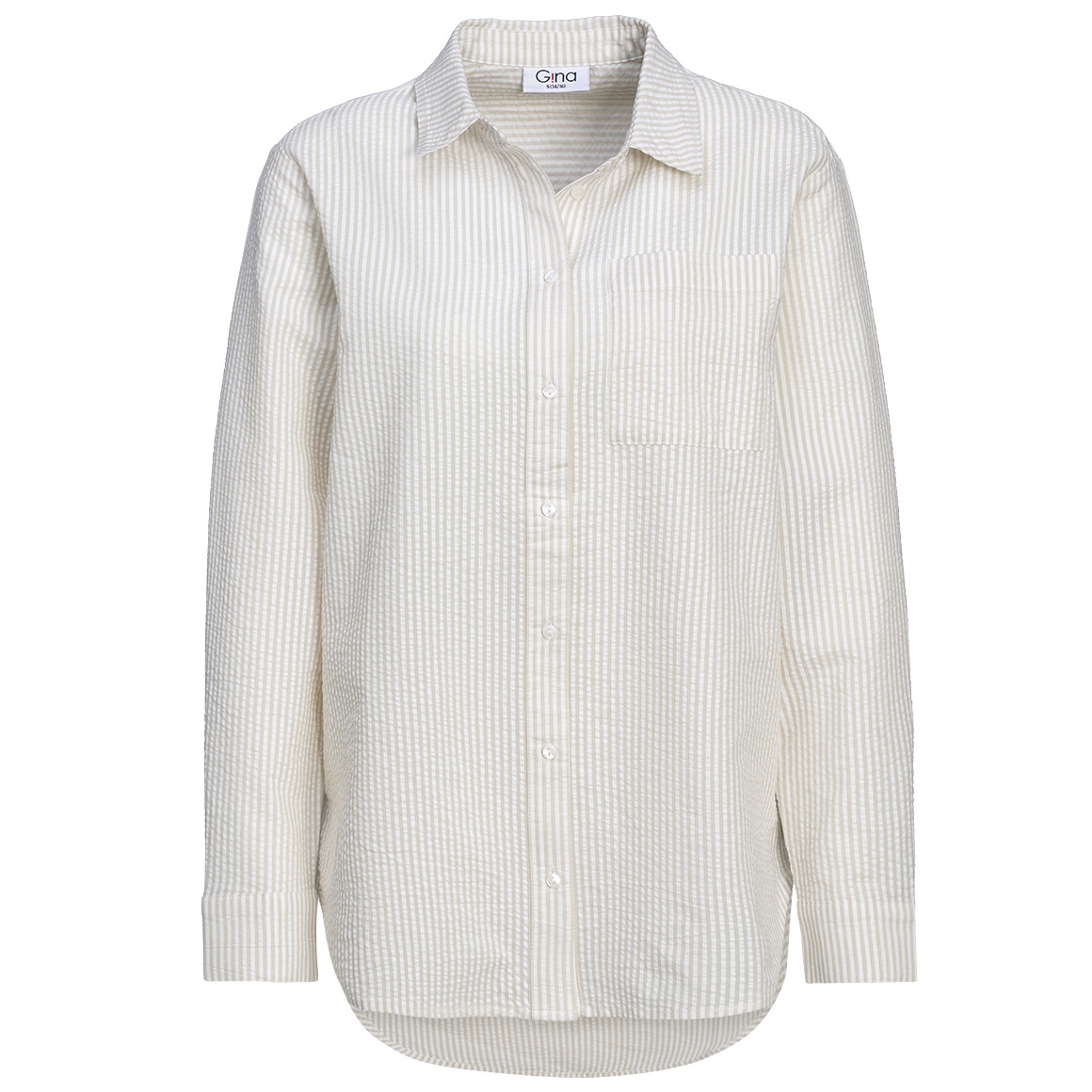Damen Bluse in Seersucker-Optik Damen Bluse in Seersucker-Optik von Gina