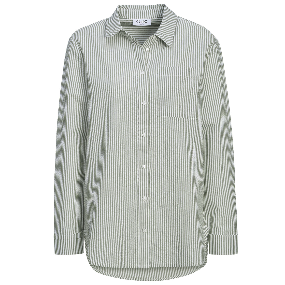 Damen Bluse in Seersucker-Optik von Gina