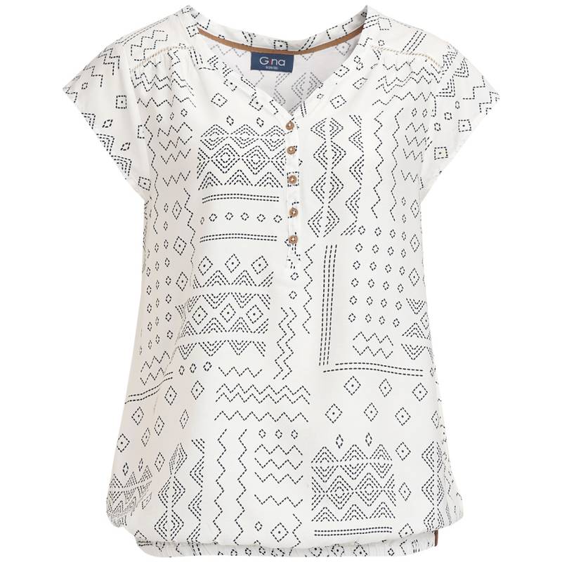 Damen Bluse mit Allover-Muster von Gina
