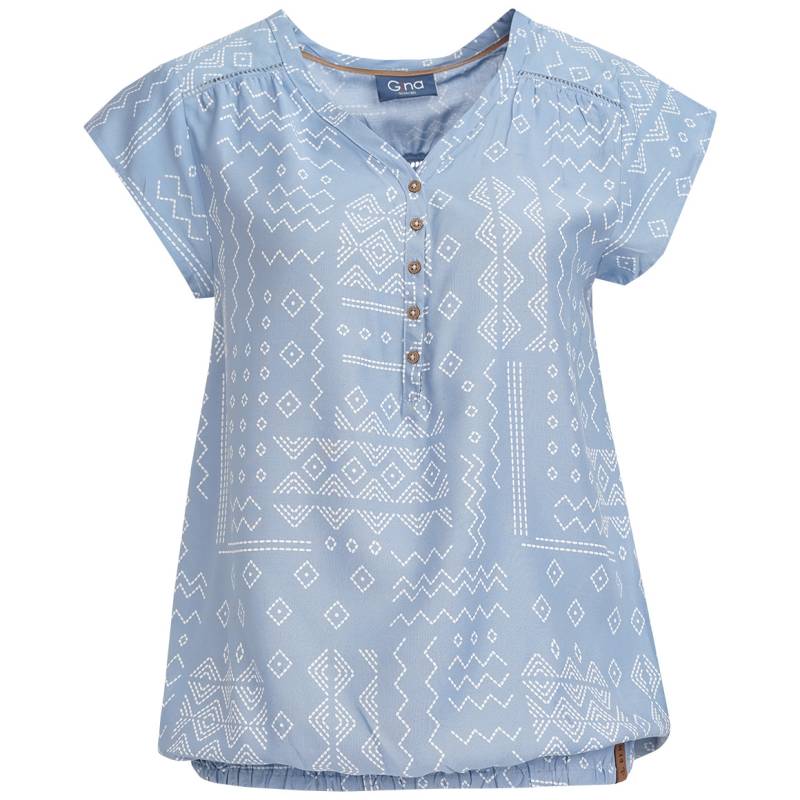 Damen Bluse mit Allover-Muster von Gina