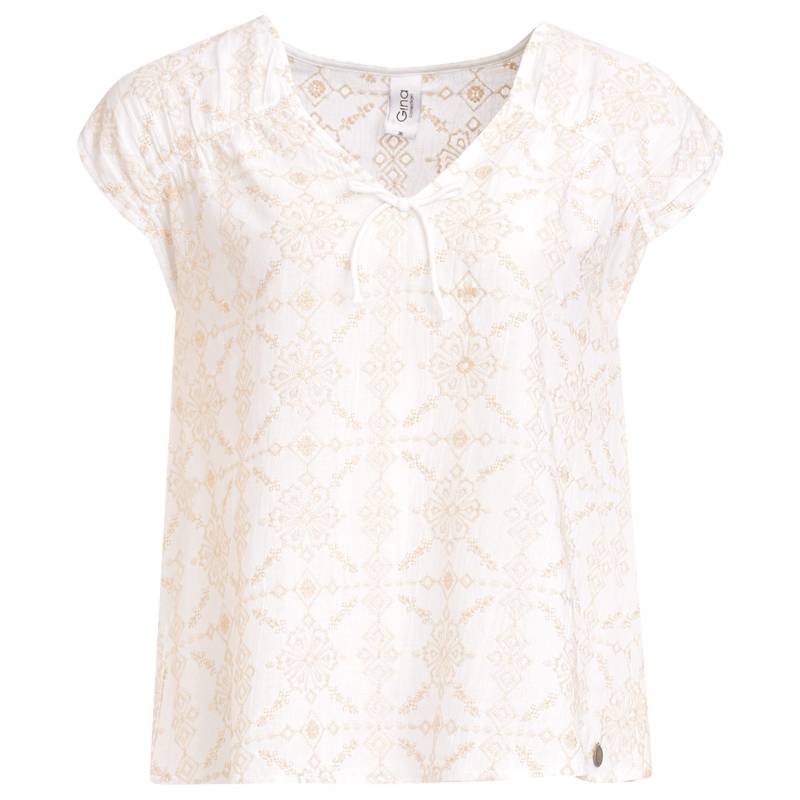 Damen Bluse mit Allover-Stickerei von Gina