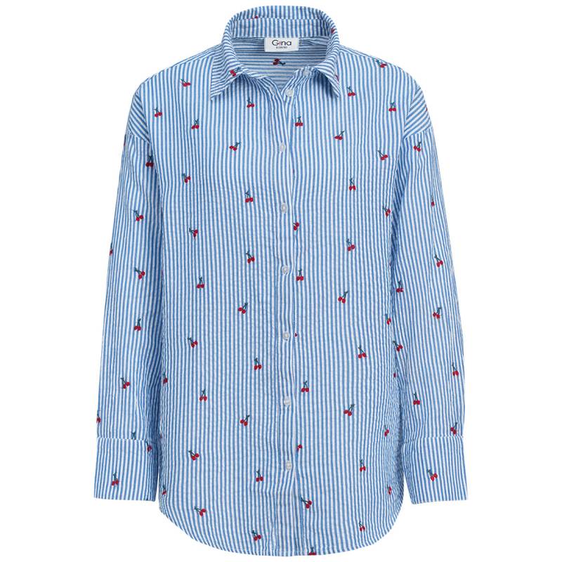 Damen Bluse mit Allover-Stickerei von Gina
