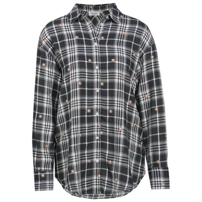 Damen Bluse mit Blüten-Stickerei Damen Bluse mit Blüten-Stickerei von Gina