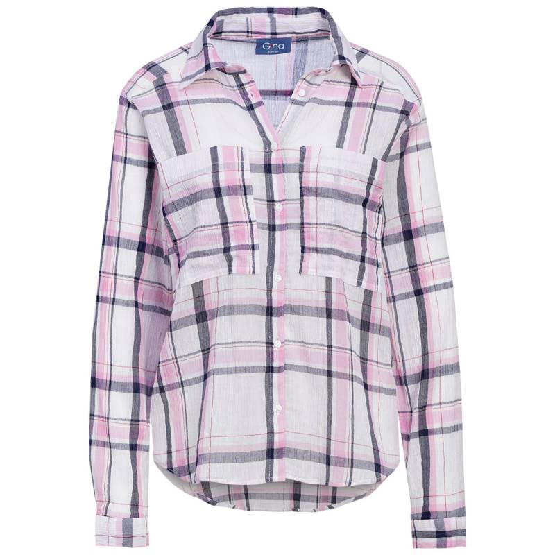 Damen Bluse mit Crinkle-Struktur von Gina