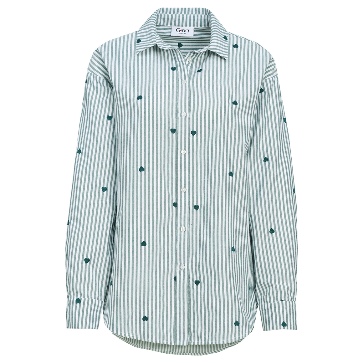 Damen Bluse mit Herz-Stickerei Damen Bluse mit Herz-Stickerei von Gina