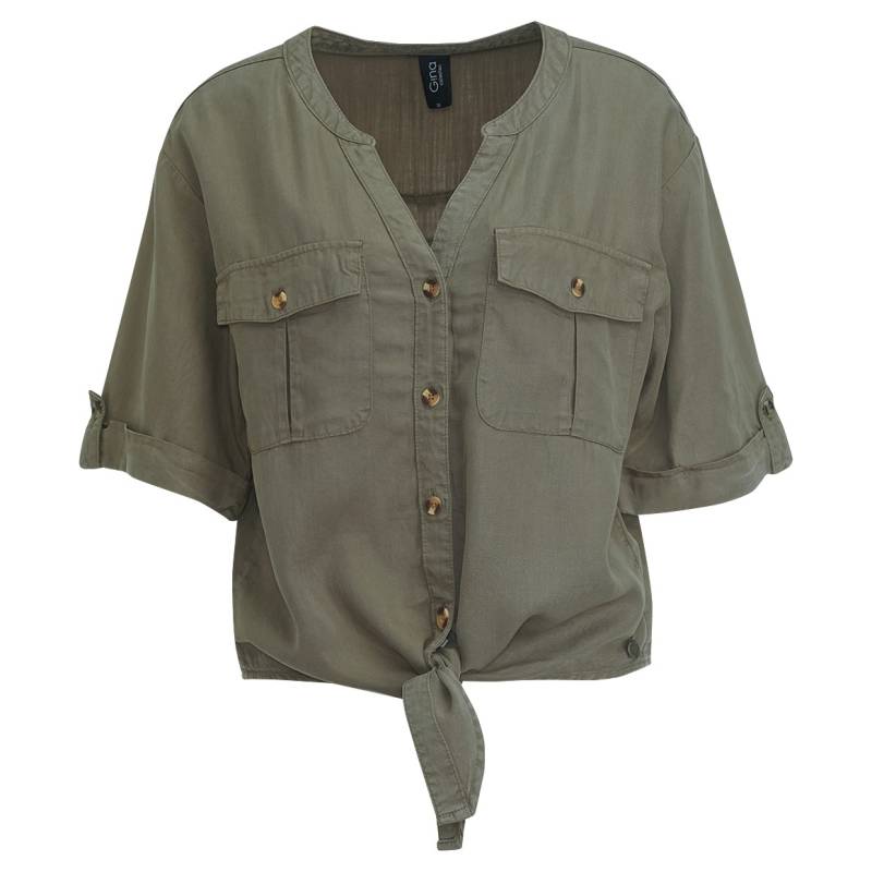 Damen Bluse mit Knotendetail von Gina