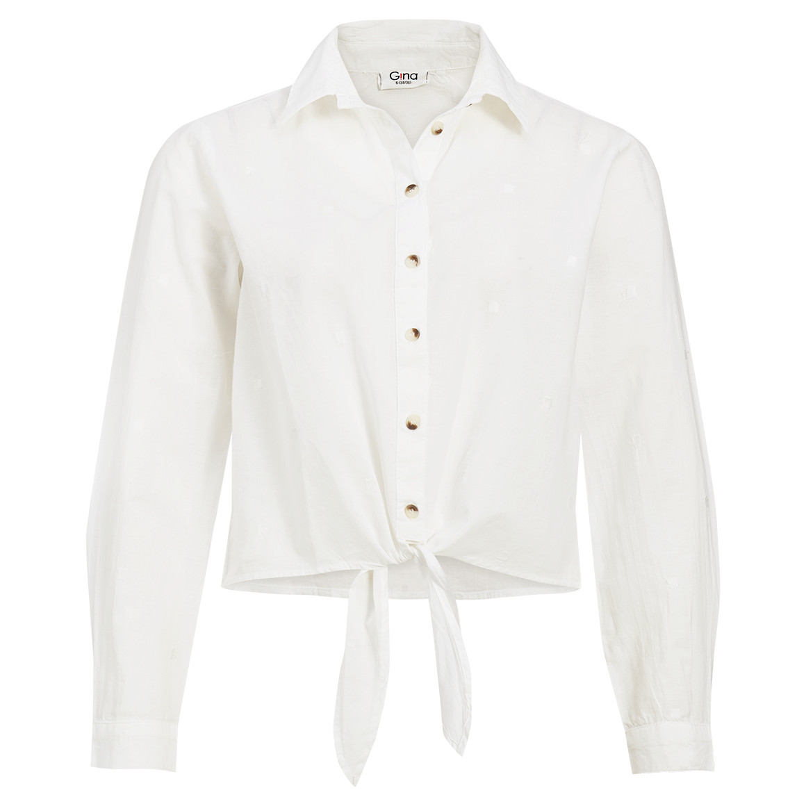 Damen Bluse mit Knotendetail von Gina