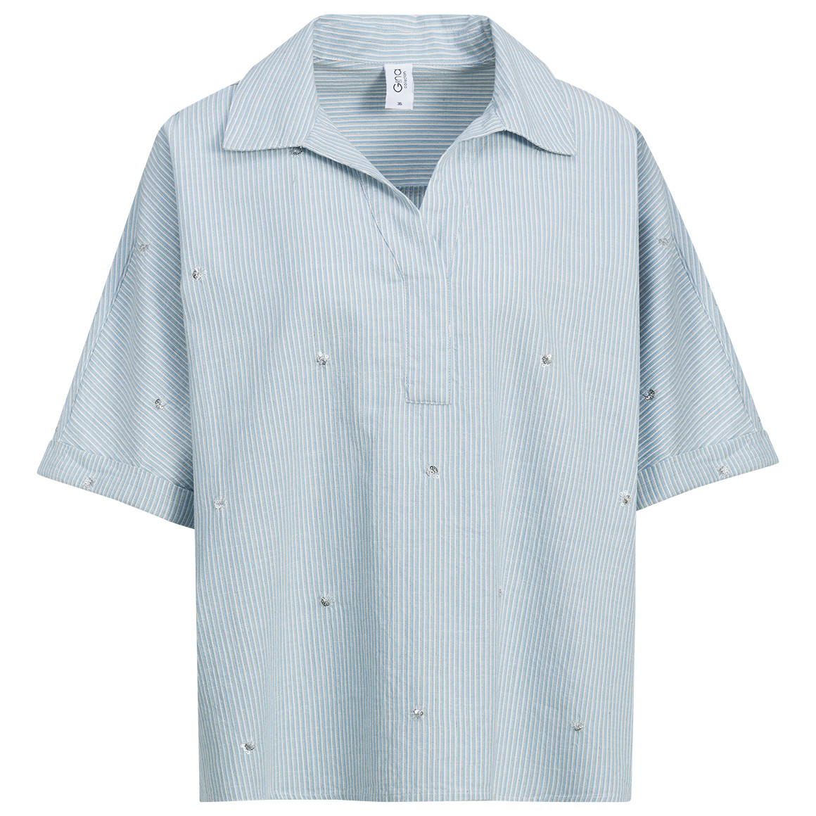 Damen Bluse mit Pailletten von Gina