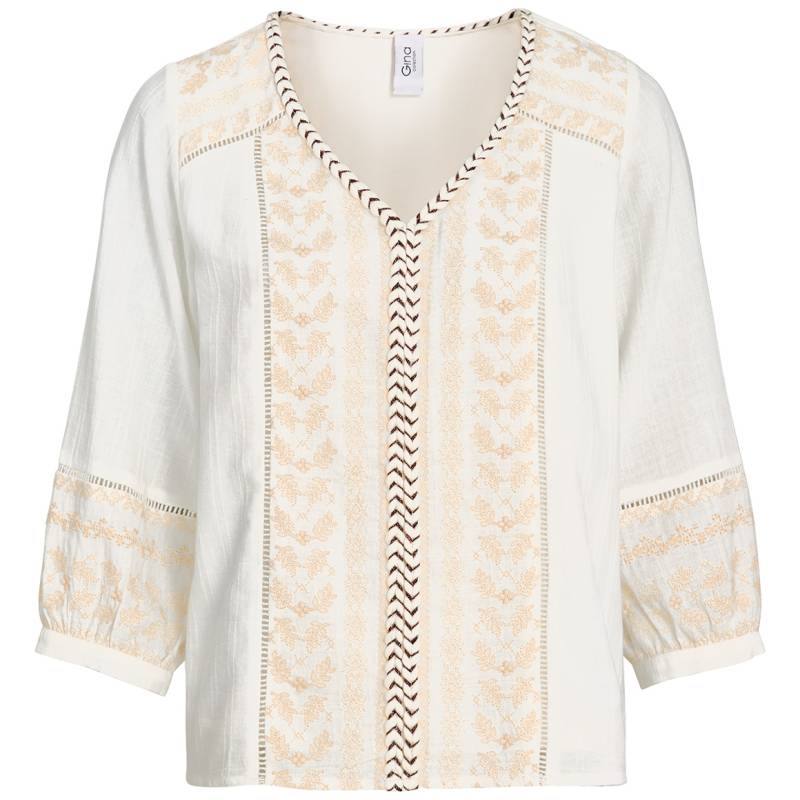 Damen Bluse mit Stickerei von Gina