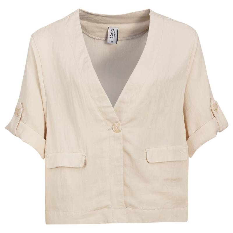 Damen Bluse mit Turn-up-Ärmeln Damen Bluse mit Turn-up-Ärmeln von Gina
