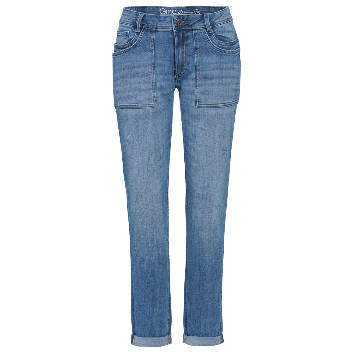 Damen Boyfriend-Jeans im Five-Pocket-Style von Gina
