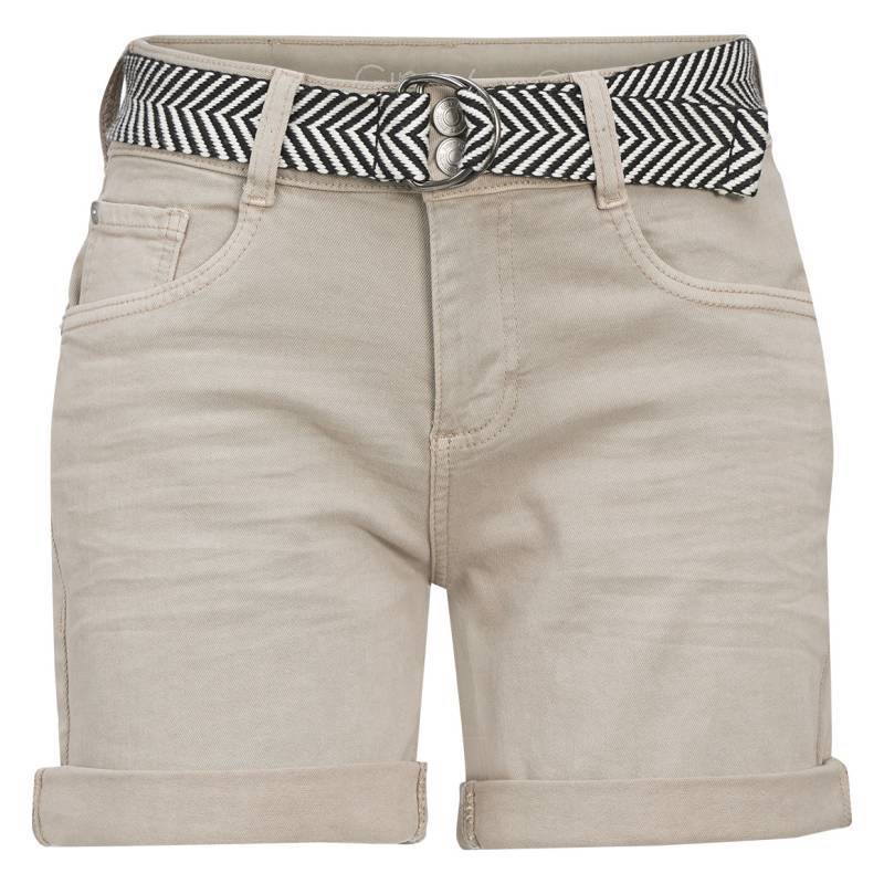 Damen Boyfriend-Jeansshorts mit Gürtel Damen Boyfriend-Jeansshorts mit Gürtel von Gina
