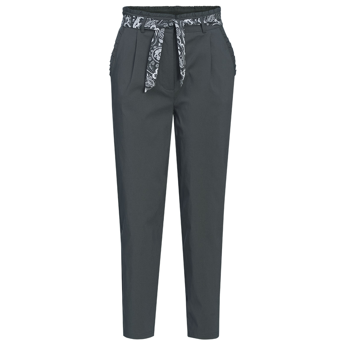 Damen Chinohose mit Bindegürtel Damen Chinohose mit Bindegürtel von Gina