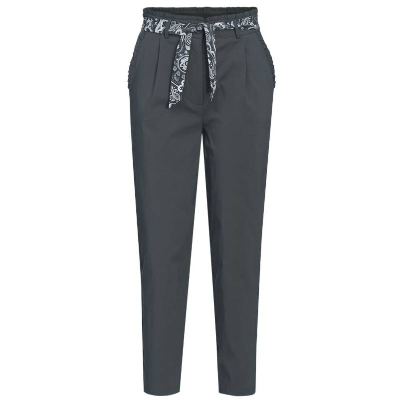 Damen Chinohose mit Bindegürtel von Gina