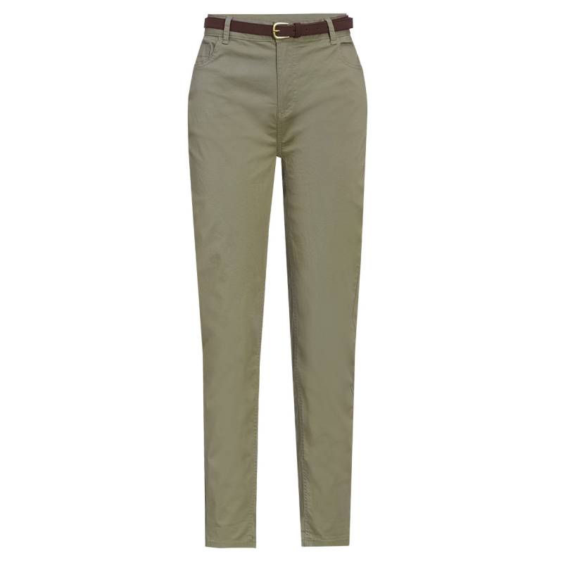 Damen Chinohose mit Gürtel Damen Chinohose mit Gürtel von Gina