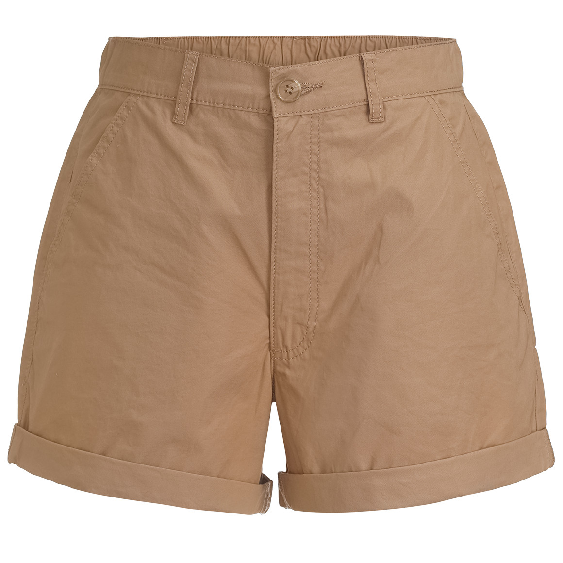 Damen Chinoshorts in Unifarben von Gina