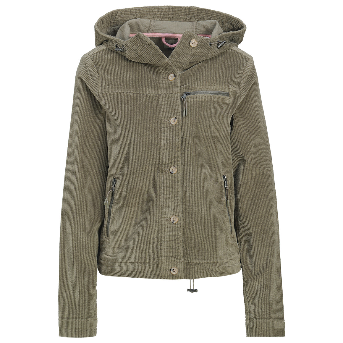 Damen Cordjacke mit Kapuze Damen Cordjacke mit Kapuze von Gina