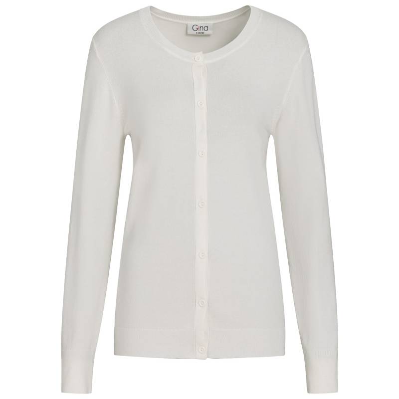 Damen Feinstrickjacke in Unifarben von Gina