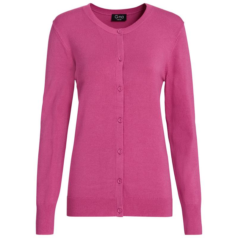 Damen Feinstrickjacke in Unifarben von Gina