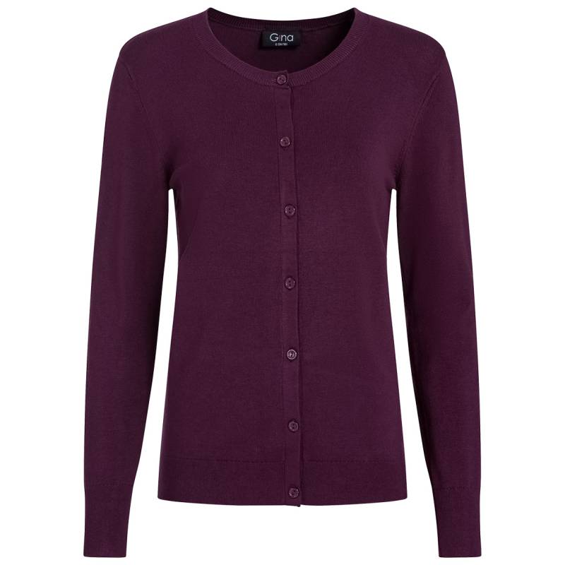 Damen Feinstrickjacke in Unifarben von Gina
