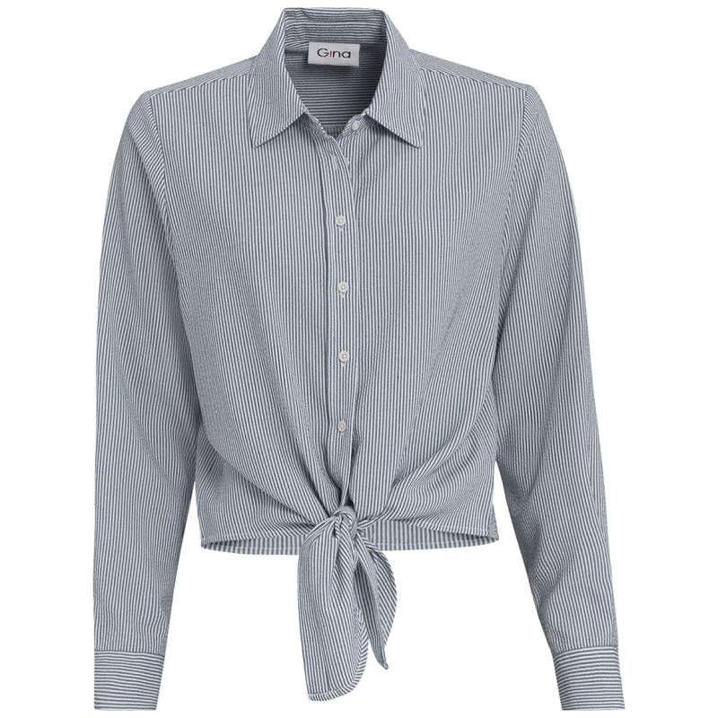 Damen Hemdbluse mit Knoten-Detail von Gina