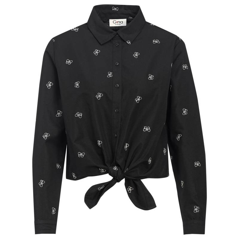 Damen Hemdbluse mit Knoten-Detail von Gina