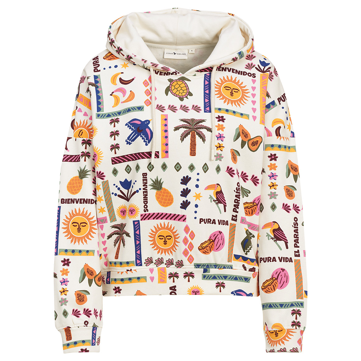Damen Hoodie mit Allover-Print Damen Hoodie mit Allover-Print von Gina