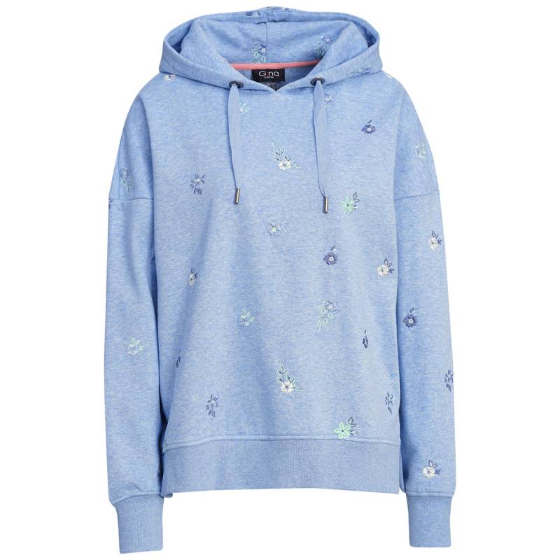 Damen Hoodie mit Allover-Stickerei von Gina